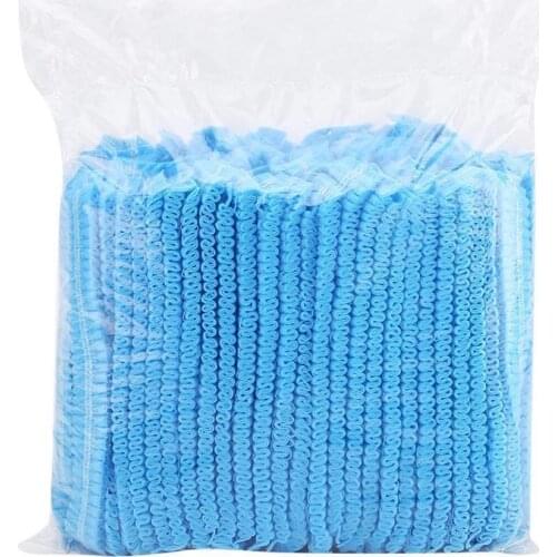 Disposable Non Woven Fabric Permanent Make Up Hotel Cap Sterile Hair Hat Net For Cate Disposable Food Waterproof Caps Non-w I7R1
