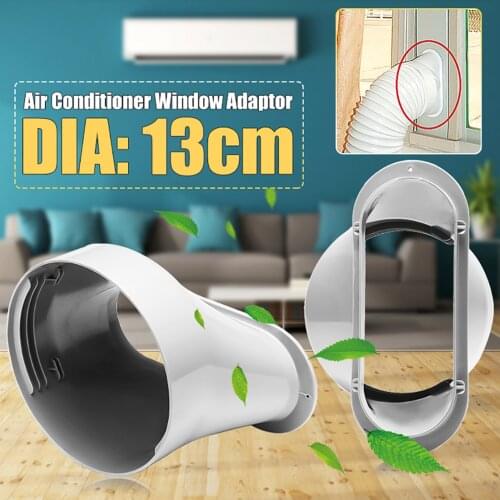 2Pcs Portable Air Conditioner Window Slide Kit Plate with 13cm Adapter Connector can be freely stretched and adjusted in length