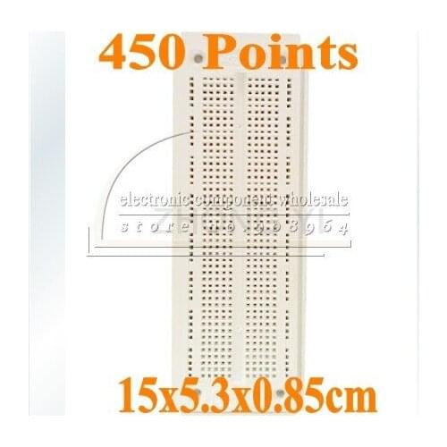 Wholesale 10pcs/lot SYB-94 Test Breadboard 450 Point Solderless PCB Board and Tie-Points Experiment Protoboard
