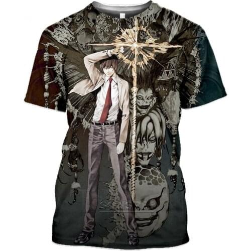 Death Note Anime T Shirt Clothes Tops Camisetas Manga For Men Ropa Hombre Clothing Tee Koszulki Chemise Homme Masculina Poleras