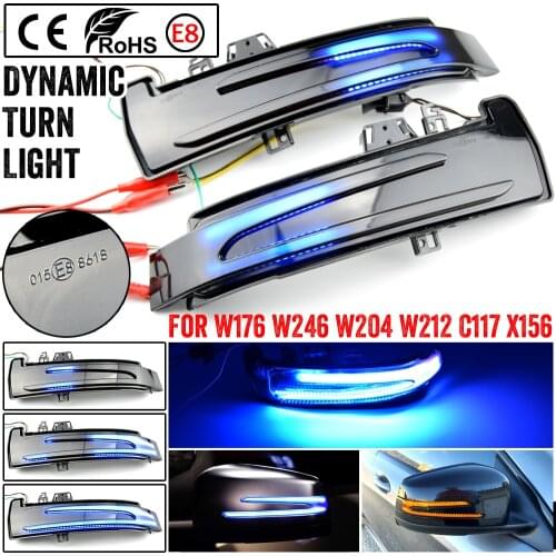 LED Dynamic Mirror Indicator Dynamic Indicator Blinker For Mercedes-Benz W176 W246 W204 W212 C117 X156 W221 W218