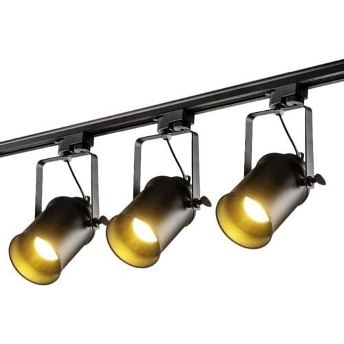 Vintage E27 Iron Loft Industrial Spotlights Adjustable Pendant Lamp Clothing Store Lighting Coffee House Bar Mall Pendant Lamp