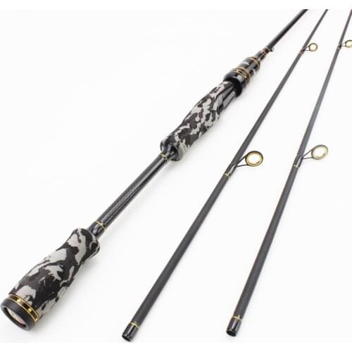 1.8M Lure Fishing Rod M/MH 2 Tips Casting/Spinning Fishing Rod Hard Carbon Rod Portable Travel Rod Lure 8-30g Trout pole