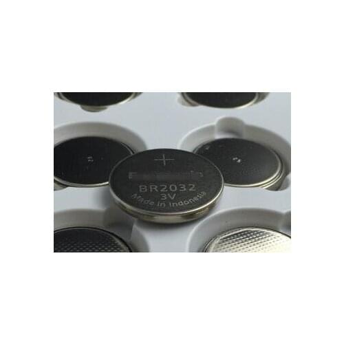 100PCS Free Shipping BR2032 BR 2032 3V Battery High temperature Button Coin Cell Battery Batteries CR2032