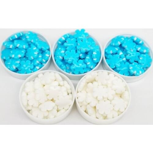 20g Christmas White Snowflake Cake Baking Fondant DIY Christmas Decoration Christmas Candy Free Shipping