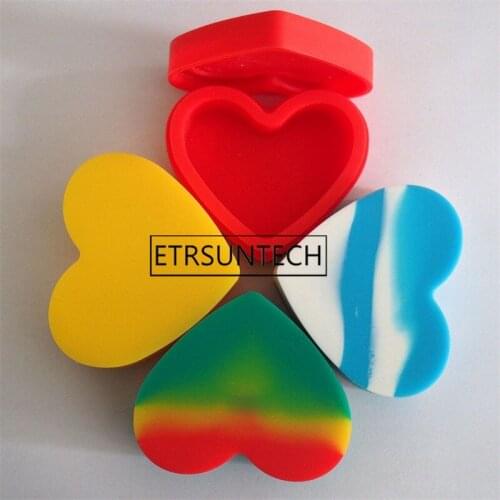 200pcs Heart Silicone Gift Box Jewelry Ring Necklace Storage Box Holder Wedding Party Favor And Gift Box