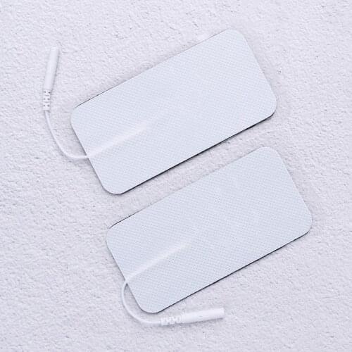 2020 Digital Therapy Electrode Pads for Tens Units White Cloth for Slimming Massage Machine Massager 2pcs/lot