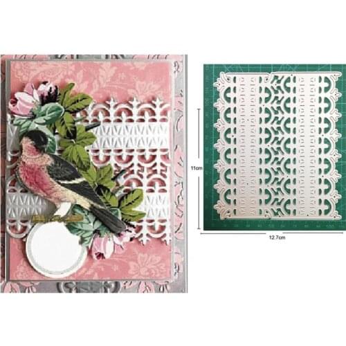 2021 new metal cutting dies cut die mold Lace Fence Frame Decoration Scrapbook paper craft knife mould blade punch stencils dies