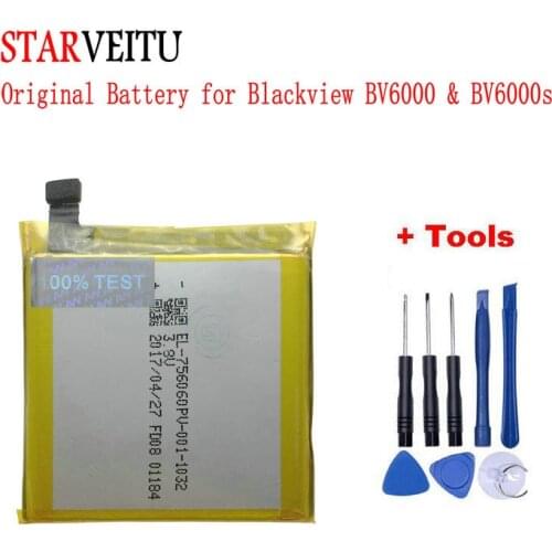 STARVEITU Battery for Blackview BV6000 BV6000S Bateria Waterproof Mobile Phone Replacement Li-Ion Batteries Accumulator 4200mAh
