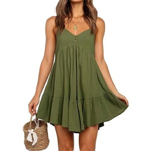 CHRONSTYLE Summer Cotton Dresses