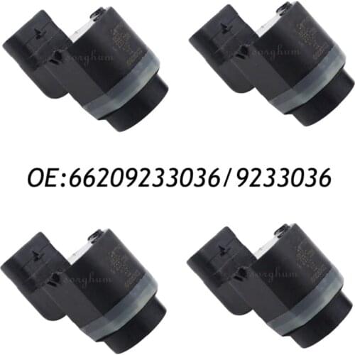 4PCS 9233036 PDC Parking Sensor For BMW 528i 535i 640i 650i xDrive M5 M6 3.0L/4.4L 66209233036