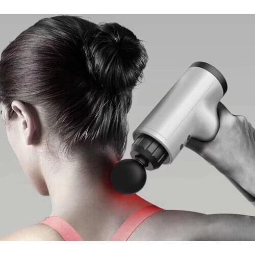 Electric Muscle Massage Gun Deep Fascia Tissue Massager Therapy Exercising Muscle Pain Relief Body Shaping