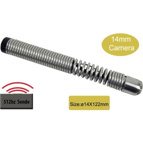 14mm 512hz Transmitter Sonde Pipe Camera Head Pipeline Inspection Endoscope Borescope 6 LEDs