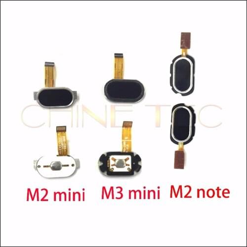 Home Button For MEIZU M3 M2 5.0 inch/M2 Note Fingerprint Return Key Sensor Ribbon Meilan M3 M2/ M2 note