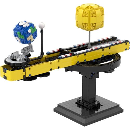 MOC Movie Mysterious Beach Monsteralssa Modular Architecture Electric Monster Building Block With PF Control Children Toy Gift