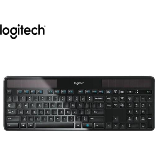 Logitech K750 ultra-thin wireless keyboard light source powered business office keyboard computer