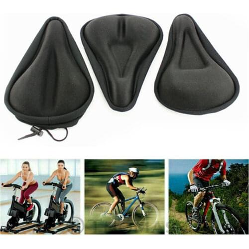 3D Soft Cycling Bicycle Bike Seat Cover Sponge Outdoor Breathable Cushion Mountain Bike Cycling Thickened Saddle Seat