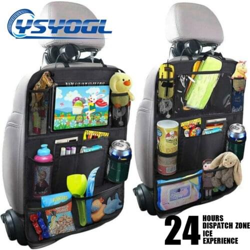 2021 Convenient Car Seat Back Organizer Multi-Pocket Storage Bag Box Case Car storage bag Tablet Holder Storage Organizer