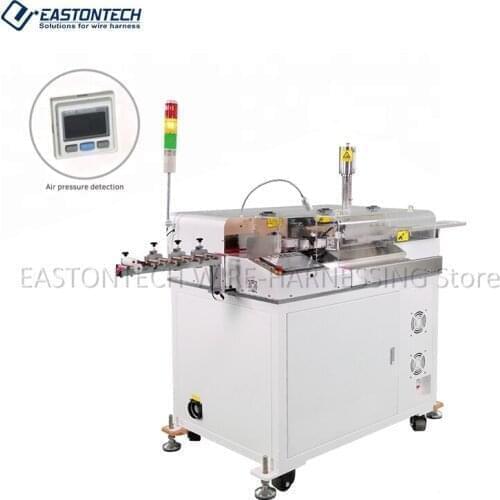 EASTONTECH EW-22F New Automatic Double Head Tin Soldering Machine Wire Cable Cutting Stripping Twisting Tin Machine 220V / 110V
