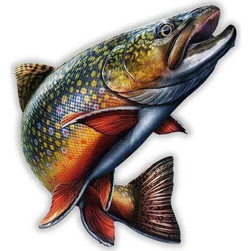 S50589# Various Sizes Personality PVC Decal Outdoor Sports Go Fishing V1 Waterproof Car Sticker on Motorcycle Laptop Decorative