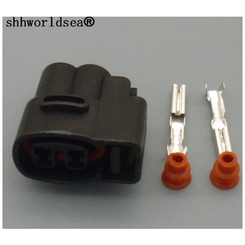 Shhworldsea 2 Pin 2.0mm Female For Kia Ignition Coil Ignition Coil Connector Fuel Injector Connector Wiring Harness Auto Plugs
