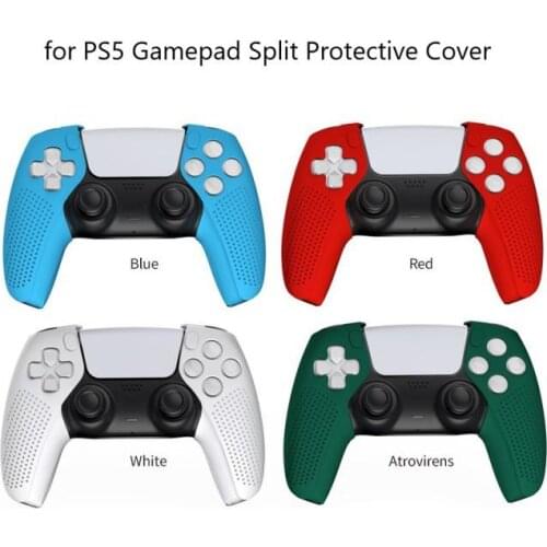 Gamepads Silicone Case For PS5 Grip Protective Shell Joystick Grips Lightweight Anti-Slip Cover For Playstation 5 Controller