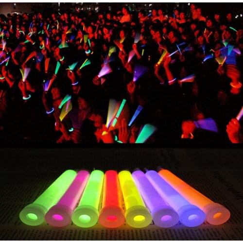 10pcs 6 inch industrial grade glow stick super bright emergency light stick SOS camping party glow stick chemical fluorescence