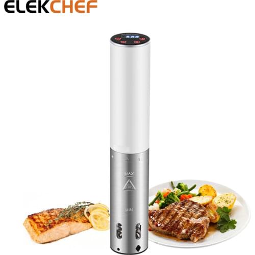 ELEKCHEF Sous Vide Cooker Machine IPX7 Waterproof Immersion Circulator Vacuum Slow Cooker Heater Accurate Temperature 수 비드 기계