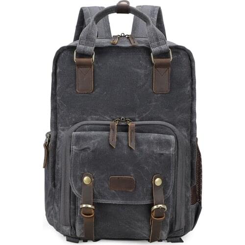 Backpack Waterproof Camera Bag Large Capacity Camera Case With 15 Inch Laptop Compartment Rain Cover For Women Men Camera
