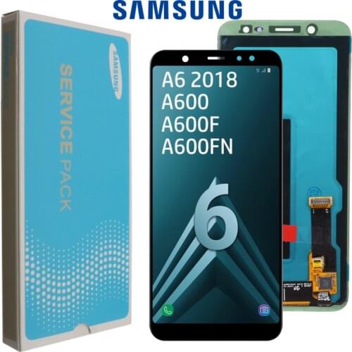 5.6" Original Super AMOLED For SAMSUNG Galaxy A6 2018 A600 LCD A600F A600FN LCD Display with Touch Screen Digitizer Assembly