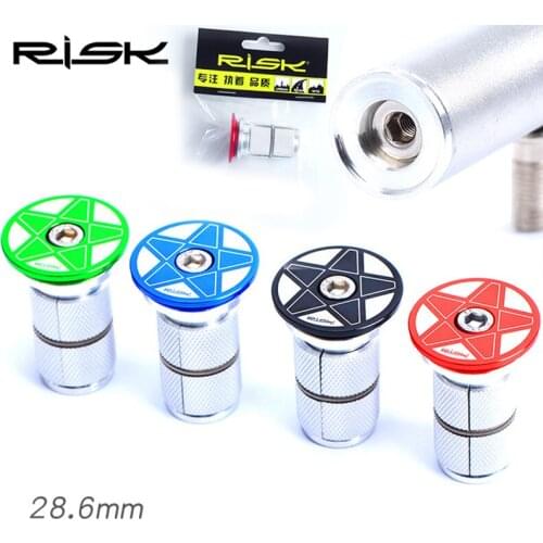 1PC RISK Bicycle Fork&Headset Expansion Ring Mountain Road Bike Hanging Core Expansion Screws for 28.6mm Fork Cycling Stem Cover