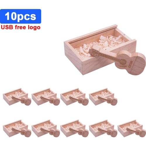 10pcs logo free wood usb 2.0 Flash Drive 4GB 8GB 16GB 32GB 64GB Fashion wood USB Flash Drive U Disk Usb 2.0 Memory Stick gift