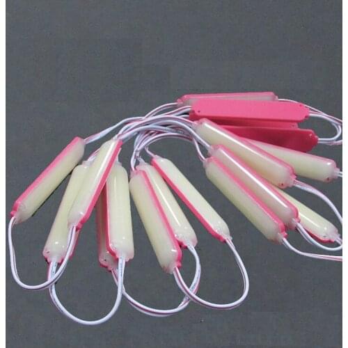 100pcs 2.4w 76x17mm waterproof LED COB Module Moto Truck Commercial Lightbox Backlight Letter Sign LOGO Module light 160 degree