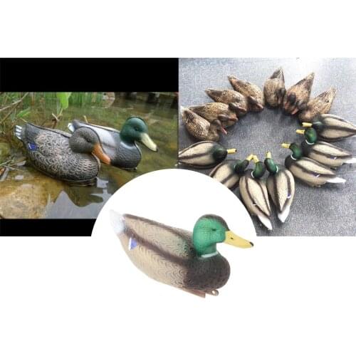 3D Mallard Duck Decoys Swimming Pond Ducks Hunting Decoy Simulation Hunting Camping Accessories Garden Yard Decor Lawn Ornaments