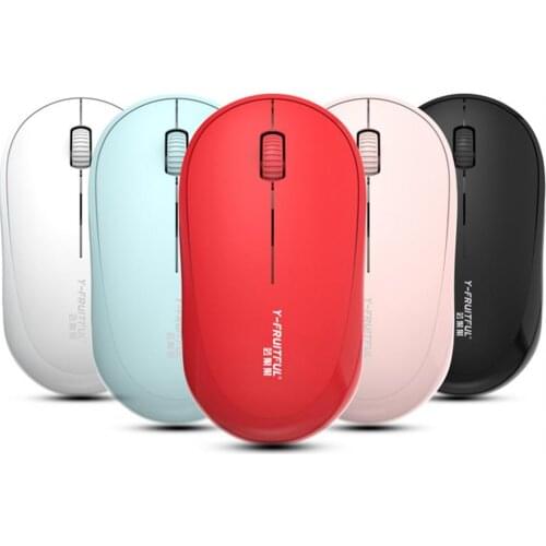 Y6 Wireless Mouse Precise Positioning Stable Transmission Rechargeable 2.4GHz 1000DPI Desk Mouse for Computer