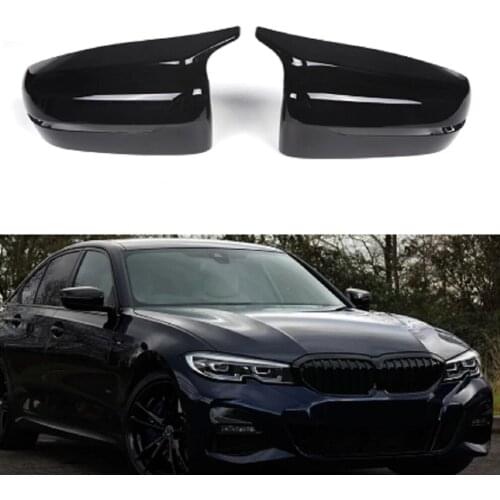 2pcs Car Parts Wing Rearview Mirror Cover Side Caps For BMW 3 5 7 8 Series G20 320d 330e G30