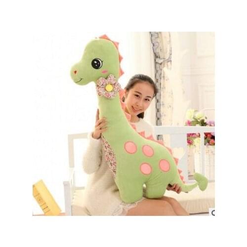 Large 140cm cartoon dinosaur plush toy soft doll sleeping pillow Christmas gift b1878