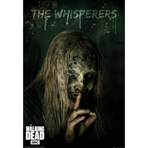 More style Choose THE WALKING DEAD - TV SHOW Art print Silk poster Home Wall Decor