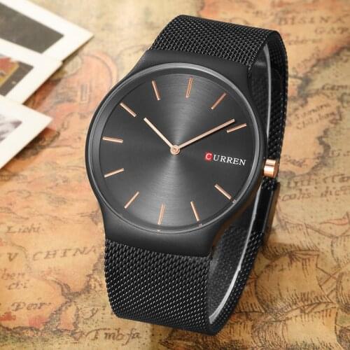 CURREN Fashion Luxury Men Business Watches Mens Stainless Steel Sport Wrist Watch Male Analog Quartz Clock Relogio Masculino