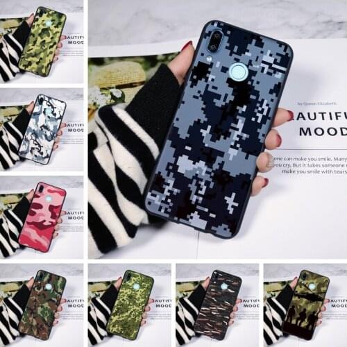 Camo Black Back Cover For Huawei Nova 2i 2 Lite Plus 3 3I 3E 4 4E 5 Silicone Case For Huawei Nova Smart Lite 2017 Phone Case