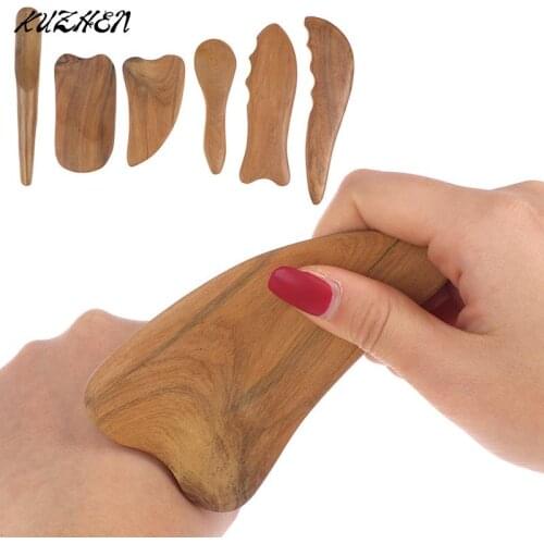 1Pcs Sandalwood Gua Sha Board Health Care Massage Scrape Slimming Massage Tools