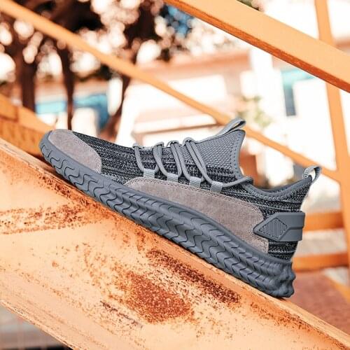 Breathable Mesh Shoes Men Light Cheap Running Shoes Autumn Sports Shoes Hiking Sneakers Outdoor Casual Shoes Soft Walking Shoes