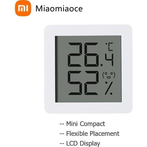 Xiaomi Miaomiaoce Electric Thermometer Hygrometer Mini Version LCD Display Indoor Household Room Temperature Humidity Sensor