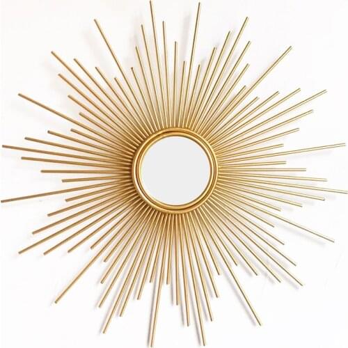 European creative wrought iron wall hanging sofa bedside bedroom hotel guest study home entrance hall wall decoration WF1029