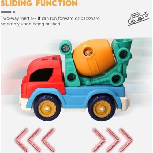 Nut Disassembly Loading Unloading Engineering Truck Excavator Bulldozer Children Screw Boy Creative Tool Education Toy Car