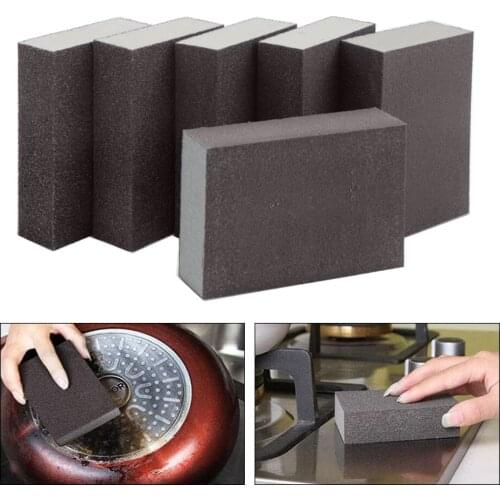 Rough Medium Fine Grit Flexible Wet Dry Sanding Sponge Block Foam Emery Pad 60 80 100 120 180 220# Abrasive Drywall Polishing