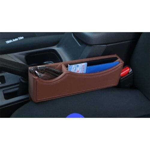 Lapetus 2 Colors For Audi Q3 Q5 Q7 Seat Side Gap Multifunction Container Box Storage Box Phone Tray Accessory Cover Trim 1 Pcs