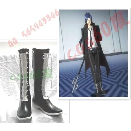 Hitman Reborn Rokudo Mukuro Cosplay Boots Shoes S008