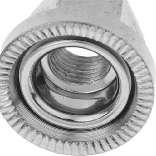 Pack 2 PCS Stainless Steel Universal Bike Bicycle Rear Wheel Hub Axle Nut Large Flange 9mm for Bike Cycling Enthusiasts