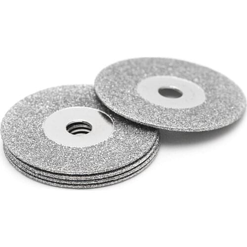 5pcs 50mm Diamonte Cutting Discs Drill Bit Shank For Rotary Tool Blade